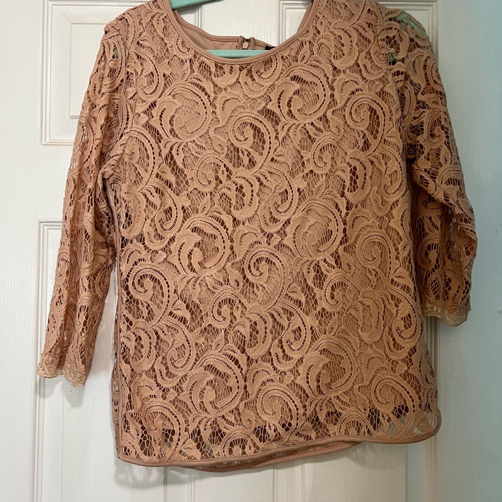 Adrianna Papell size M top pink
